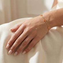 Златна гривна Турмалин