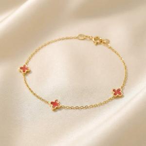 Златна гривна Турмалин