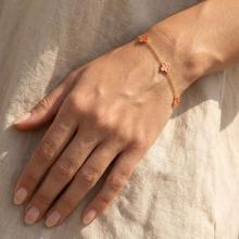 Златна гривна Турмалин