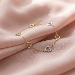 Златна гривна Great love