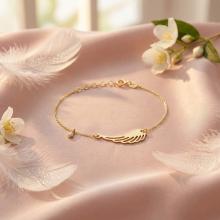 Златна гривна Ангелско крило