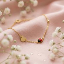 Златна Гривна с калинка Златна Гривна с калинка