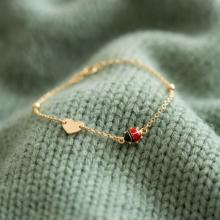 Златна Гривна с калинка Златна Гривна с калинка