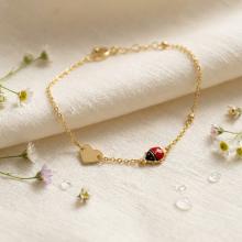 Златна Гривна с калинка Златна Гривна с калинка