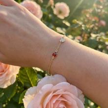 Златна Гривна с калинка Златна Гривна с калинка