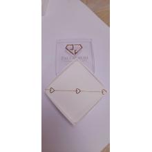 Златна гривна Сърца Златна гривна Сърца