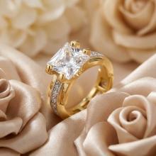 Дамски златен пръстен Angelina