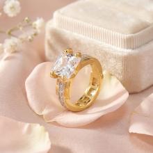 Дамски златен пръстен Angelina