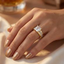 Дамски златен пръстен Angelina