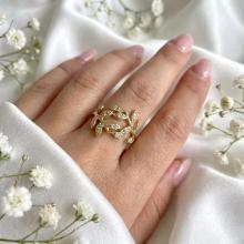 Дамски златен пръстен Евридика