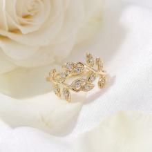 Дамски златен пръстен Евридика