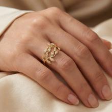 Дамски златен пръстен Евридика