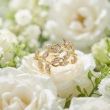 Дамски златен пръстен Евридика