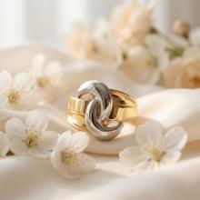 Дамски златен пръстен Прегръдка Дамски златен пръстен Прегръдка