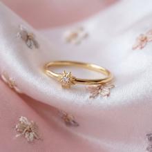 Дамски златен пръстен Слънце Дамски златен пръстен Слънце