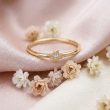 Дамски златен пръстен Слънце Дамски златен пръстен Слънце