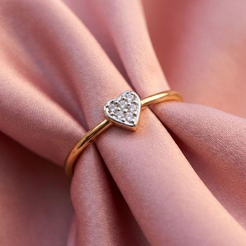 Дамски златен пръстен Love