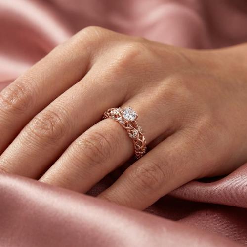 Дамски златен пръстен Queen Isabella