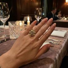 Дамски златен пръстен Flower Bomb Дамски златен пръстен Flower Bomb