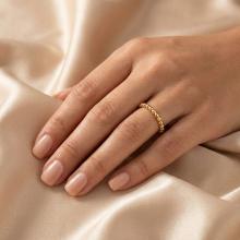 Дамски златен пръстен Balls