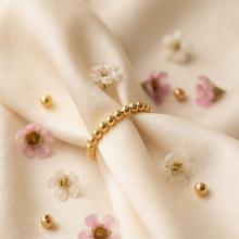 Дамски златен пръстен Balls