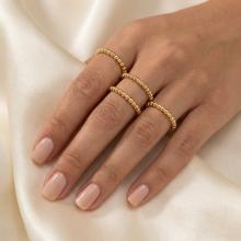 Дамски златен пръстен Balls