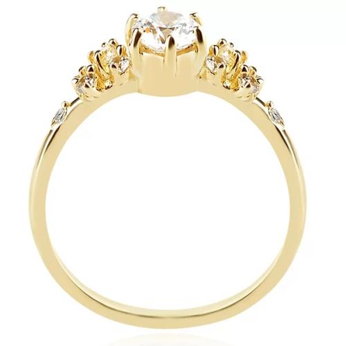 Дамски златен пръстен Queen Alexandra