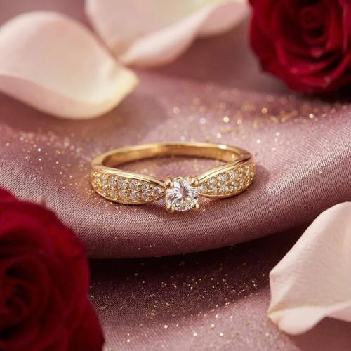 Дамски златен пръстен Queen Mary