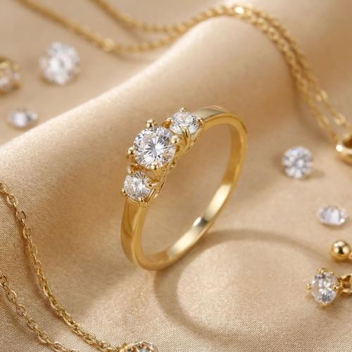 Дамски златен пръстен Queen Claude