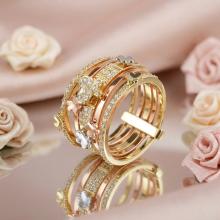 Дамски златен пръстен Secret Garden