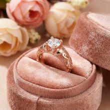 Дамски златен пръстен Queen Silvia