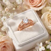 Дамски златен пръстен Queen Silvia