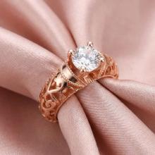 Дамски златен пръстен Queen Silvia