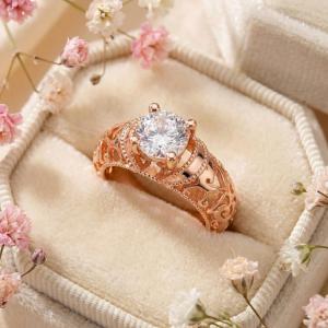 Дамски златен пръстен Queen Silvia