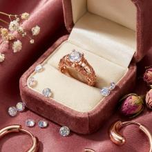 Дамски златен пръстен Queen Silvia