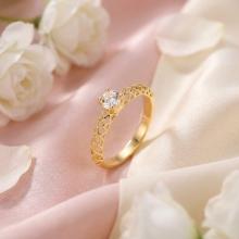 Дамски златен пръстен Queen Christina