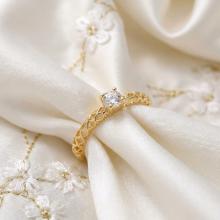 Дамски златен пръстен Queen Christina