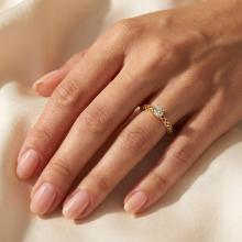 Дамски златен пръстен Queen Christina