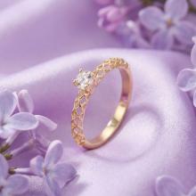 Дамски златен пръстен Queen Christina