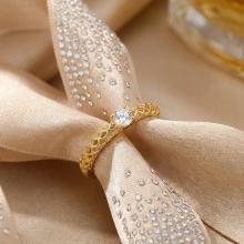 Дамски златен пръстен Queen Christina