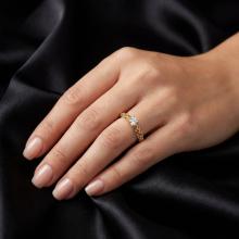 Дамски златен пръстен Queen Christina