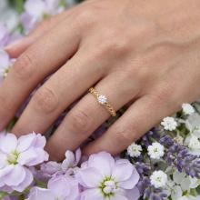 Дамски златен пръстен Queen Christina