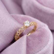 Дамски златен пръстен Queen Christina