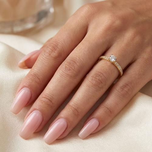 Дамски златен пръстен Queen Nicole