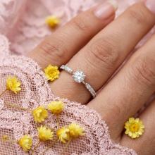 Дамски златен пръстен Queen Zenobia