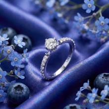 Дамски златен пръстен Queen Zenobia