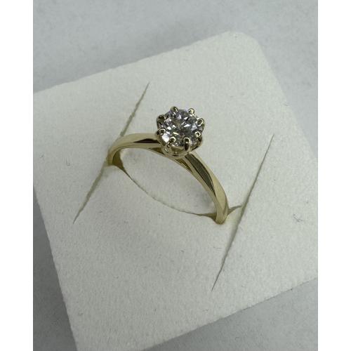 Дамски златен пръстен Queen Anne