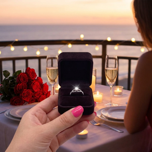 Диамантен годежен пръстен Emmy