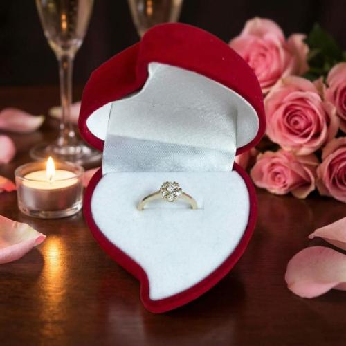 Диамантен годежен пръстен Heria