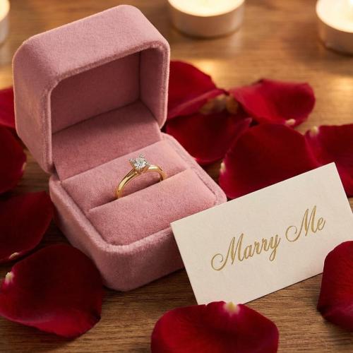 Диамантен годежен пръстен Чиста Любов